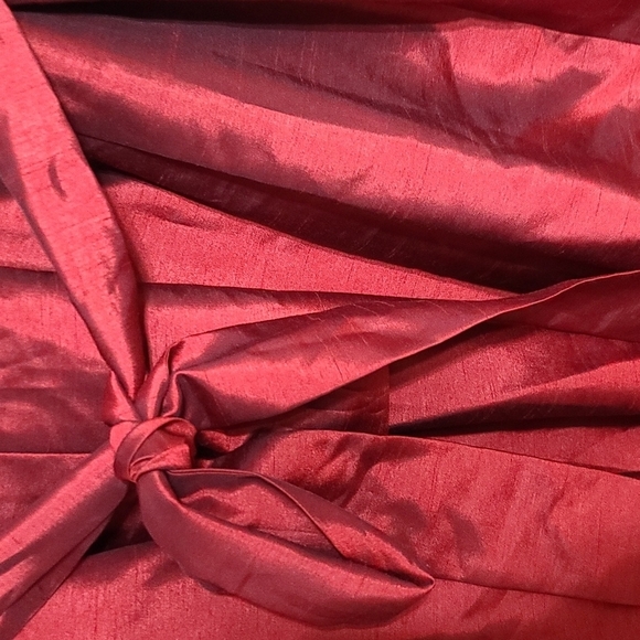 Jessica Howard Womens Special Occasion Dress Reddish Burgandy Ruffly Sz 22W EUC - Picture 4 of 11